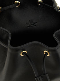 Valentino Valentinogaravani Vlogosignature Mini Bucket Bag Black