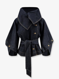 Zimmermann Women's Valiant Blue Denim Jacket Blue