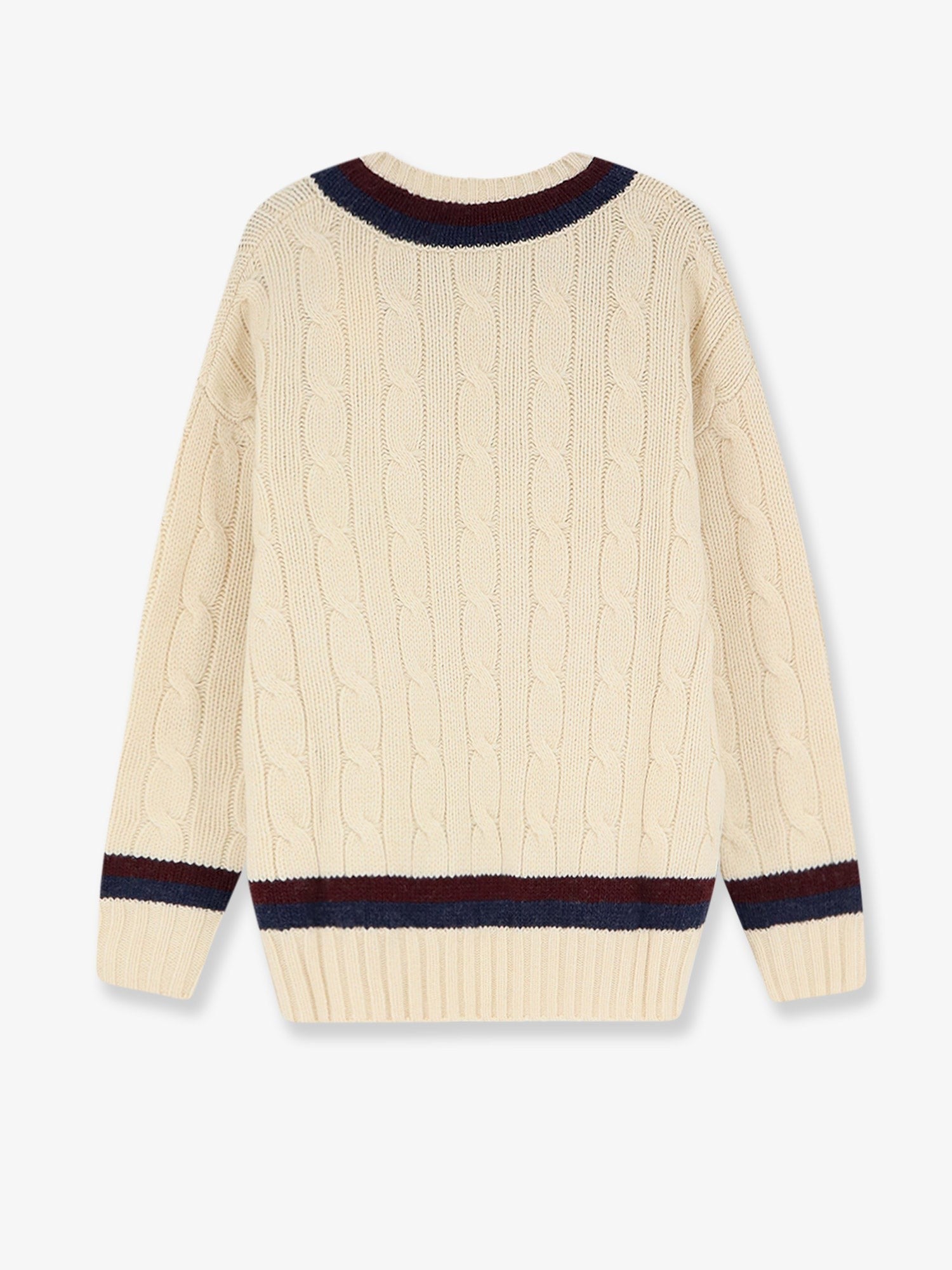 Zimmermann Women's Valiant Cable Knit Wool Sweater White