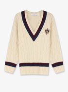 Zimmermann Women's Valiant Cable Knit Wool Sweater White