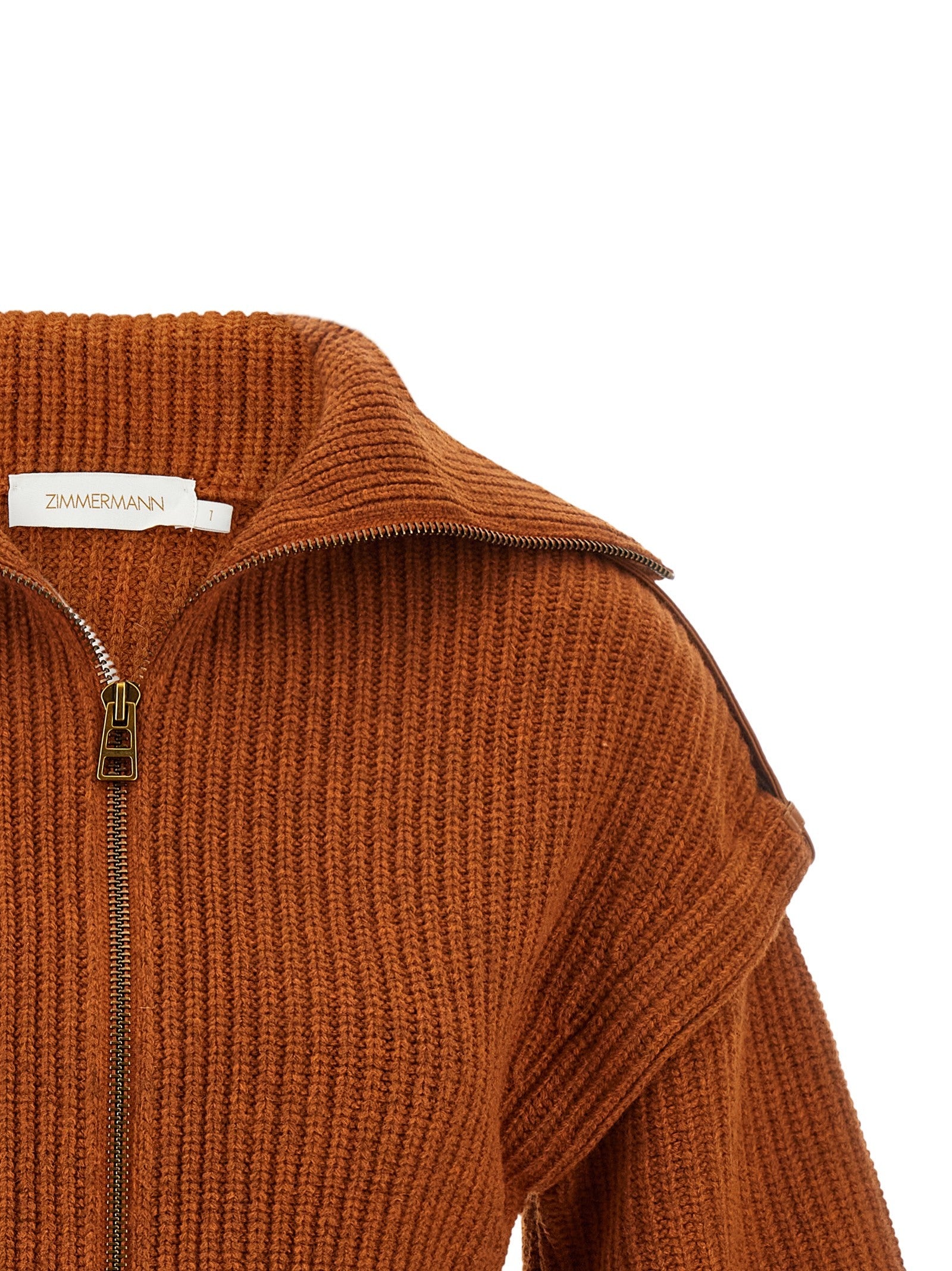 Zimmermann Valiant Cardigan Orange