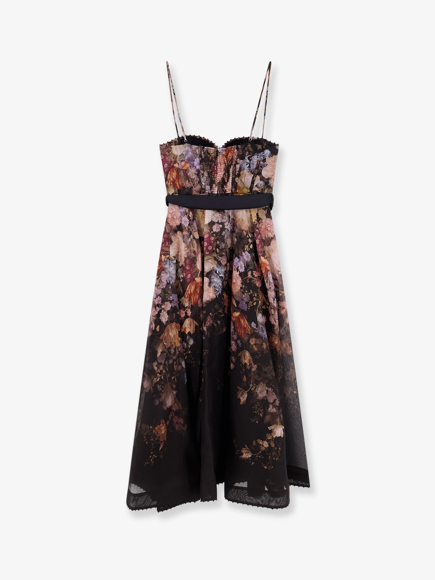 Zimmermann Women's Valiant Corset Picnic Dress Black