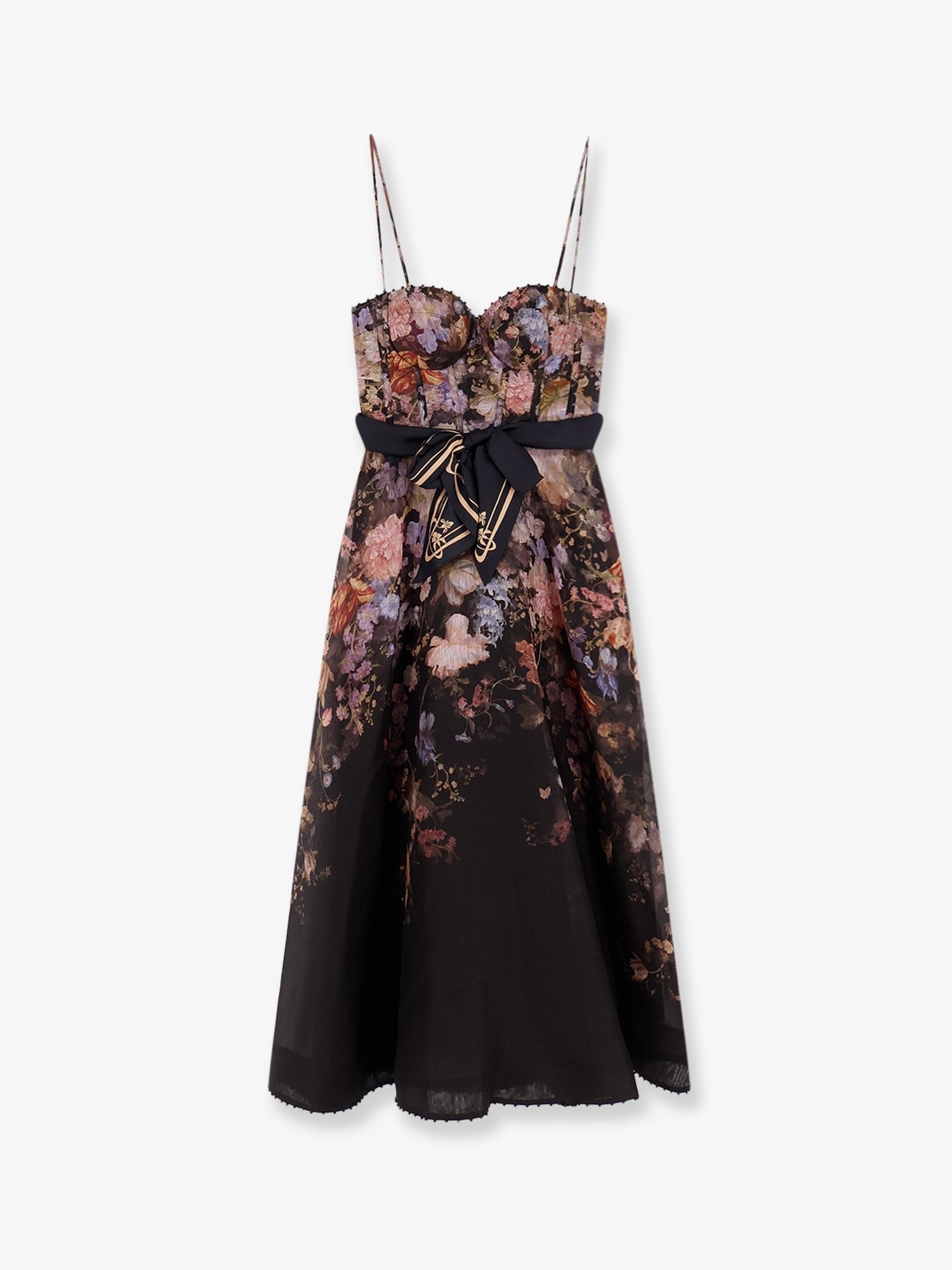 Zimmermann Women's Valiant Corset Picnic Dress Black