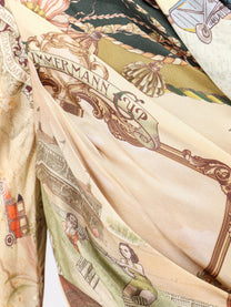 Zimmermann Women's Valiant Draped Scarf Top Multicolor