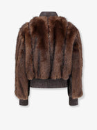 Zimmermann Women's Valiant Faux Fur Jacket Brown, view 2