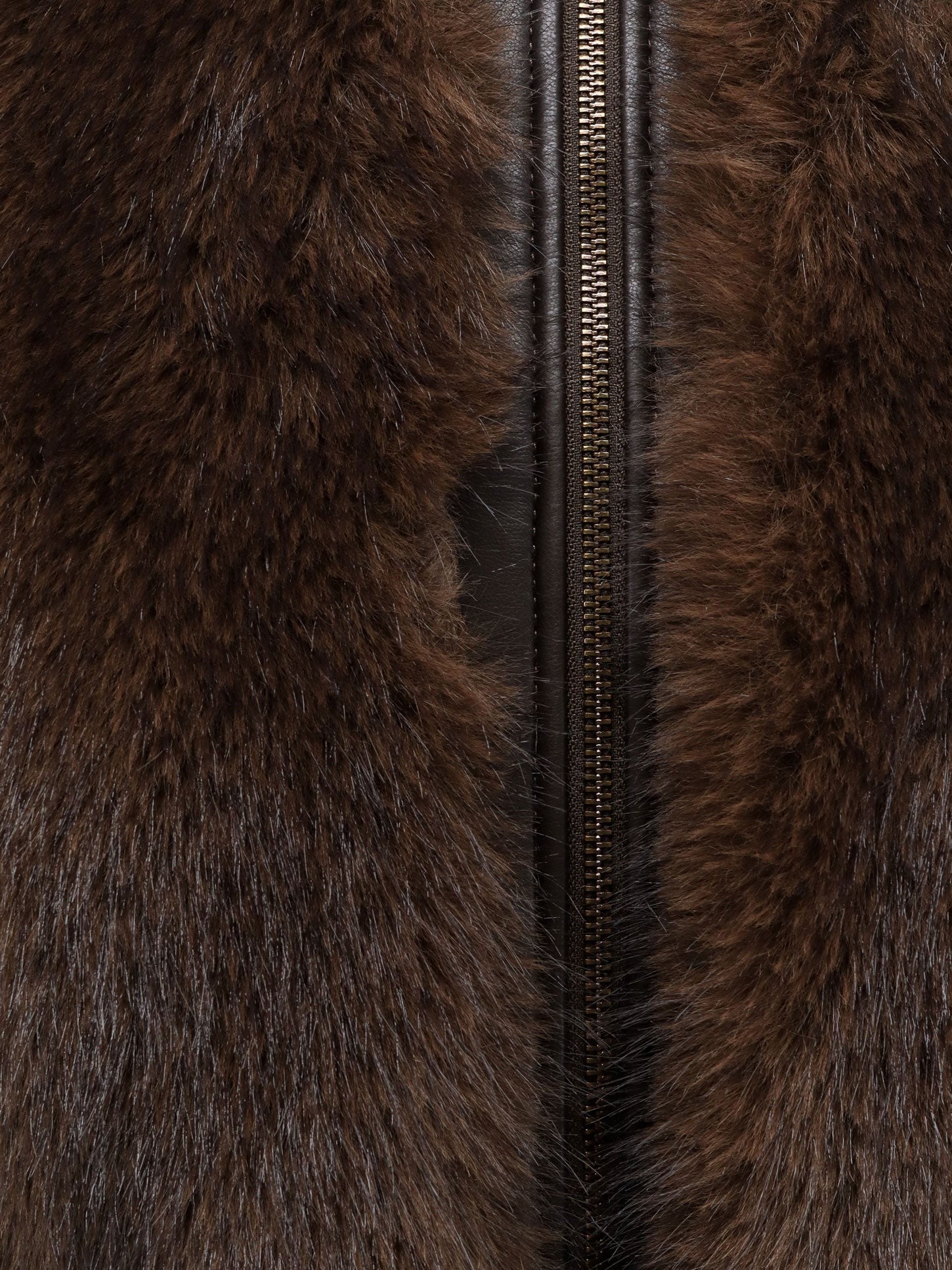 Zimmermann Women's Valiant Faux Fur Jacket Brown