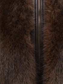 Zimmermann Women's Valiant Faux Fur Jacket Brown