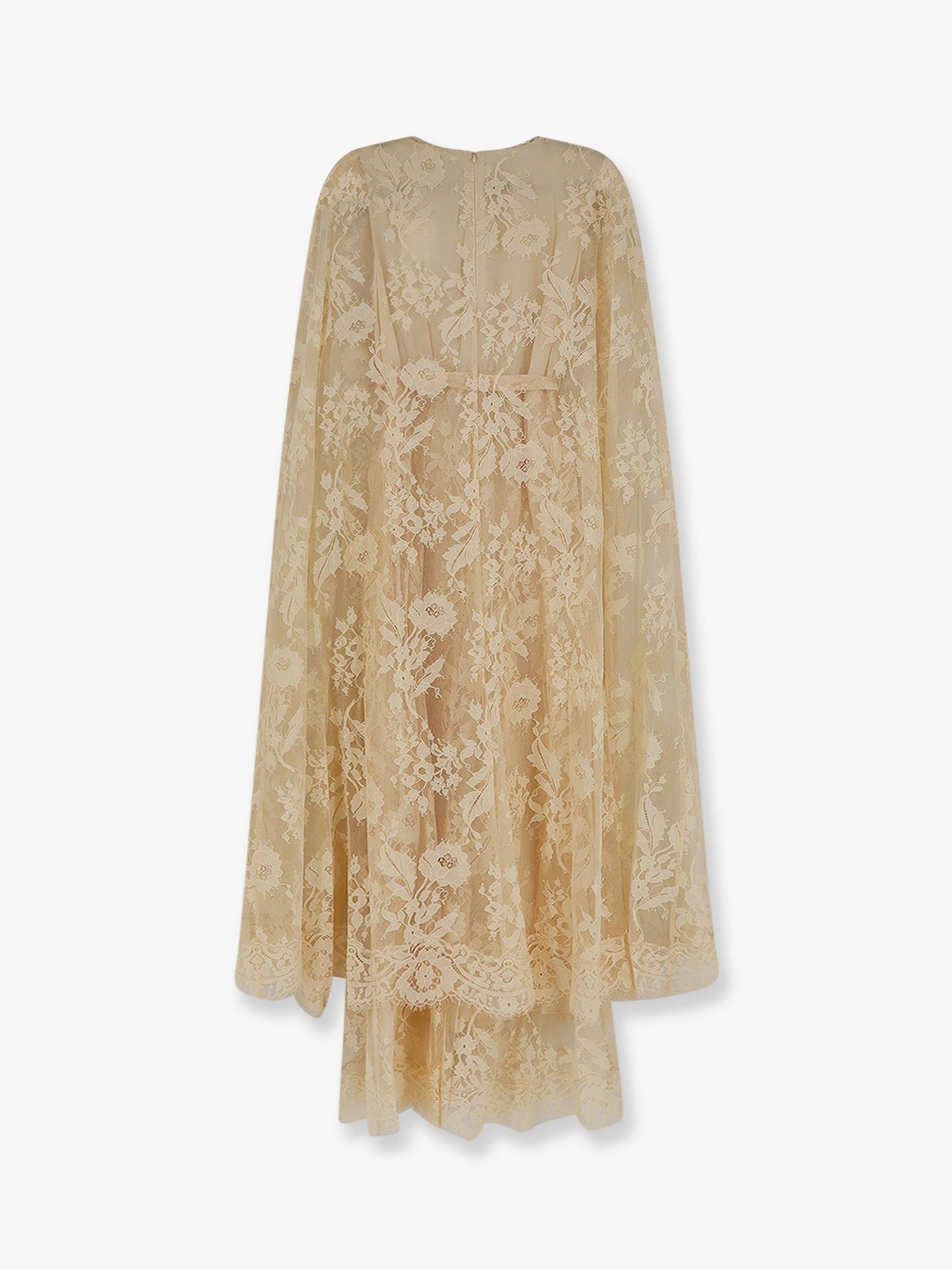 Zimmermann Women's Valiant Lace Caped Maxi Dress White