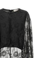Zimmermann Women's Valiant Lace Caped Top Top Black, view 3