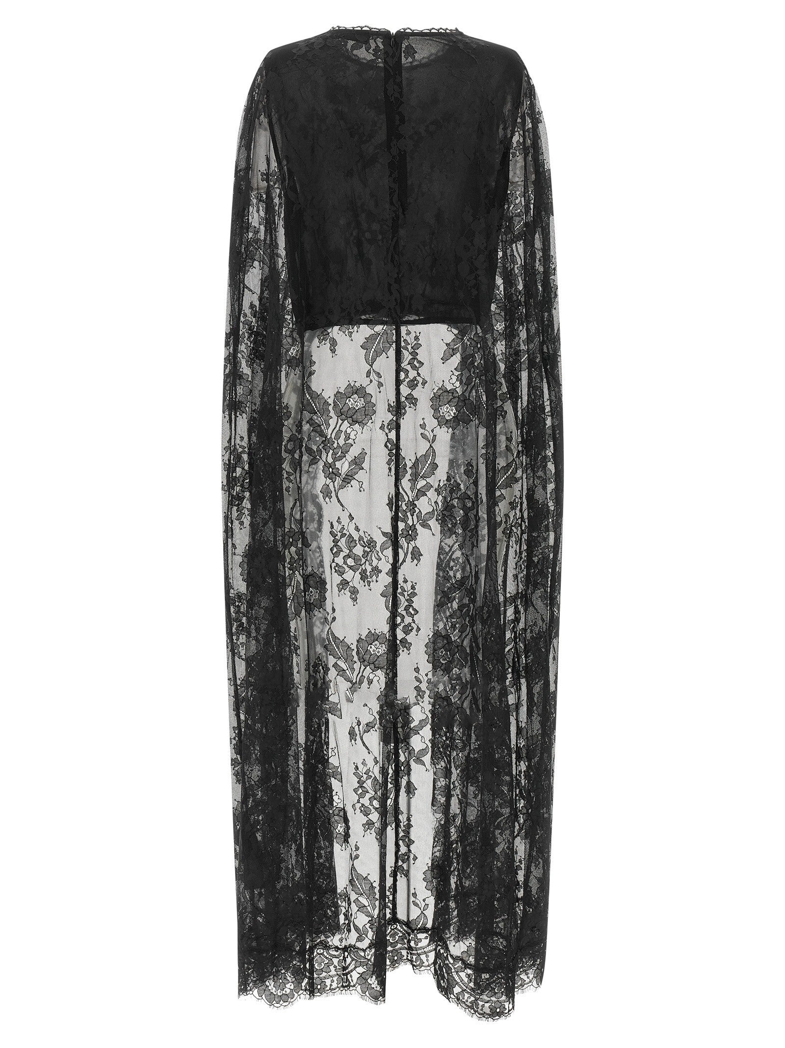 Zimmermann Valiant Lace Caped Top Top Black