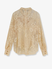 Zimmermann Women's Valiant Lace Shirt Beige