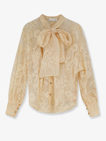 Zimmermann Women's Valiant Lace Shirt Beige