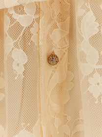 Zimmermann Women's Valiant Lace Shirt Beige
