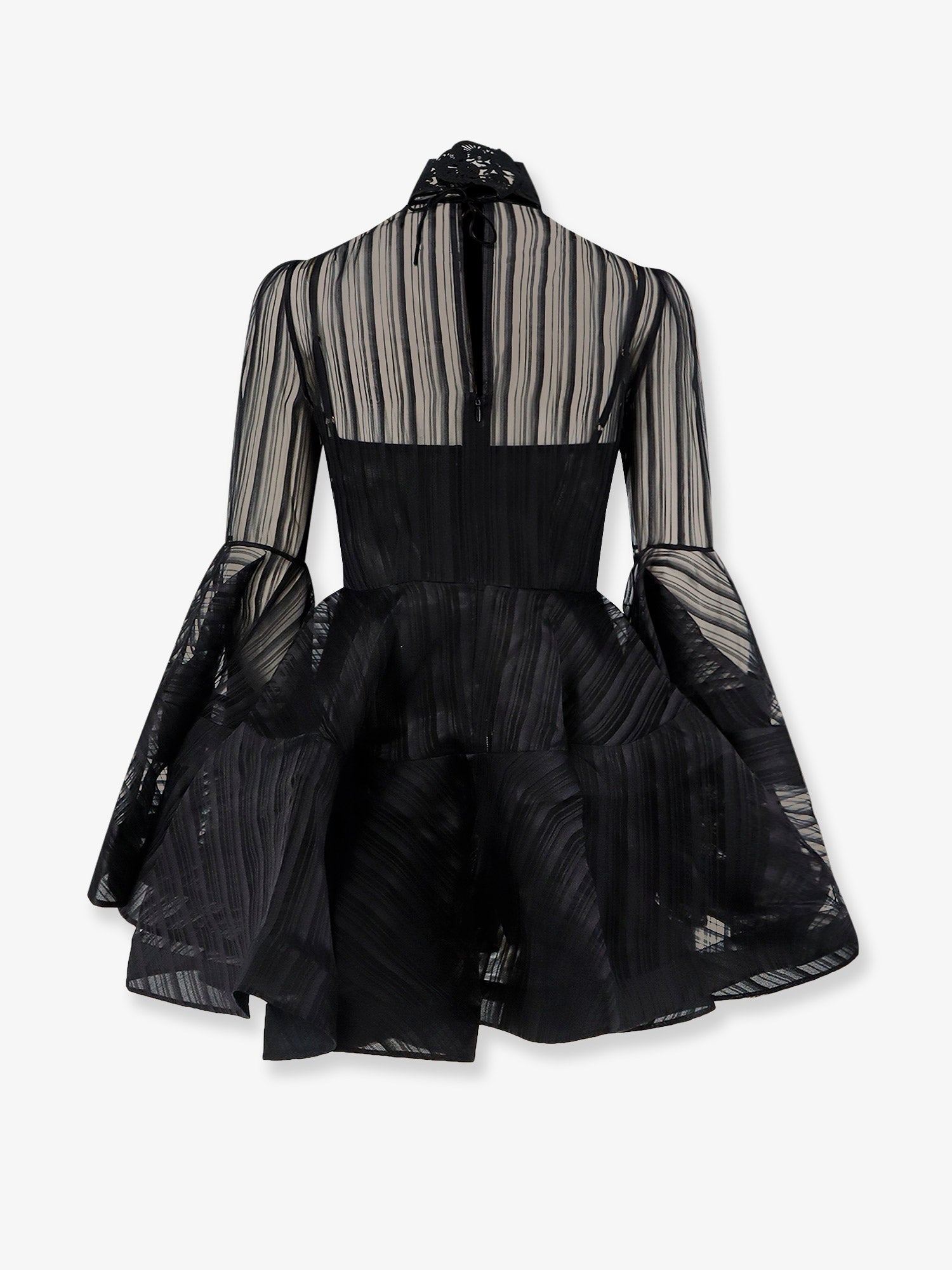 Zimmermann Women's Valiant Lantern Mini Dress Black