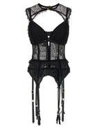 Zimmermann Valiant Lingerie Bodice Black