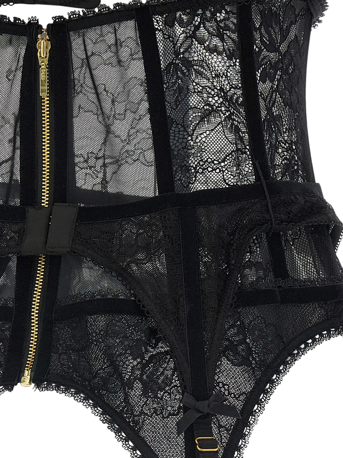 Zimmermann Valiant Lingerie Bodice Black, view 4