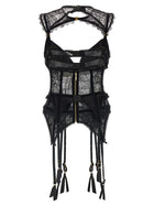 Zimmermann Valiant Lingerie Bodice Black, view 2