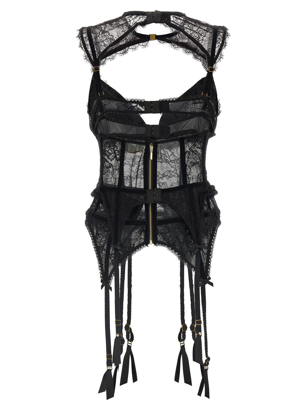 Zimmermann Valiant Lingerie Bodice Black, view 2