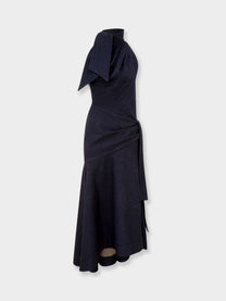 Zimmermann Women's Valiant Long Denim Dress Black