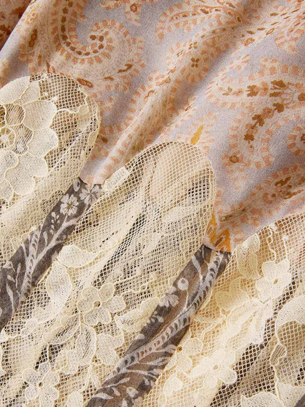 Zimmermann Women's Valiant Panelled Flare Silk Trousers Gold