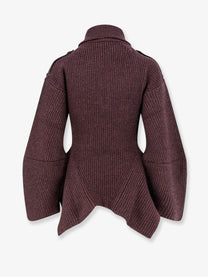 Zimmermann Women's Valiant Utility Sweater Wool Blend Brown
