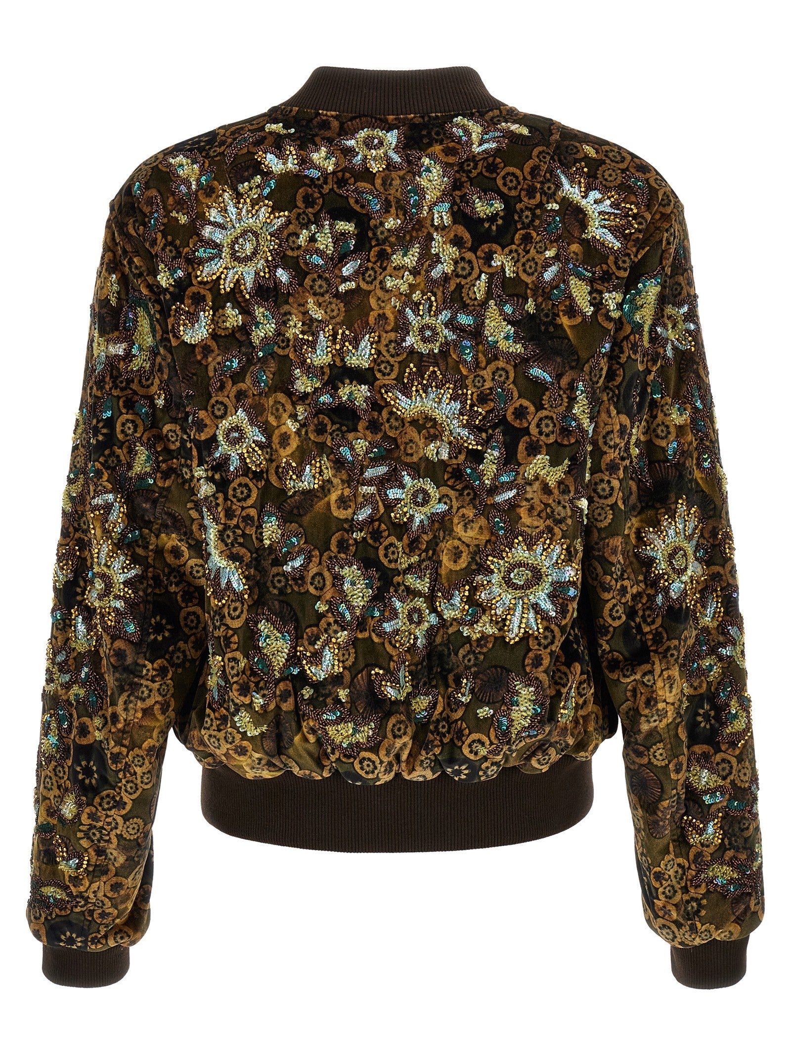 Dries Van Noten Valtor Bomber Jacket Brown