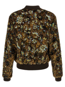Dries Van Noten Valtor Bomber Jacket Brown