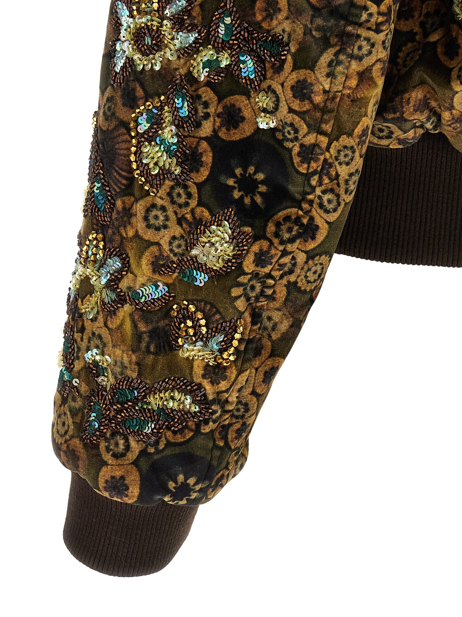 Dries Van Noten Valtor Bomber Jacket Brown