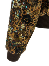 Dries Van Noten Valtor Bomber Jacket Brown