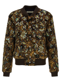 Dries Van Noten Valtor Bomber Jacket Brown