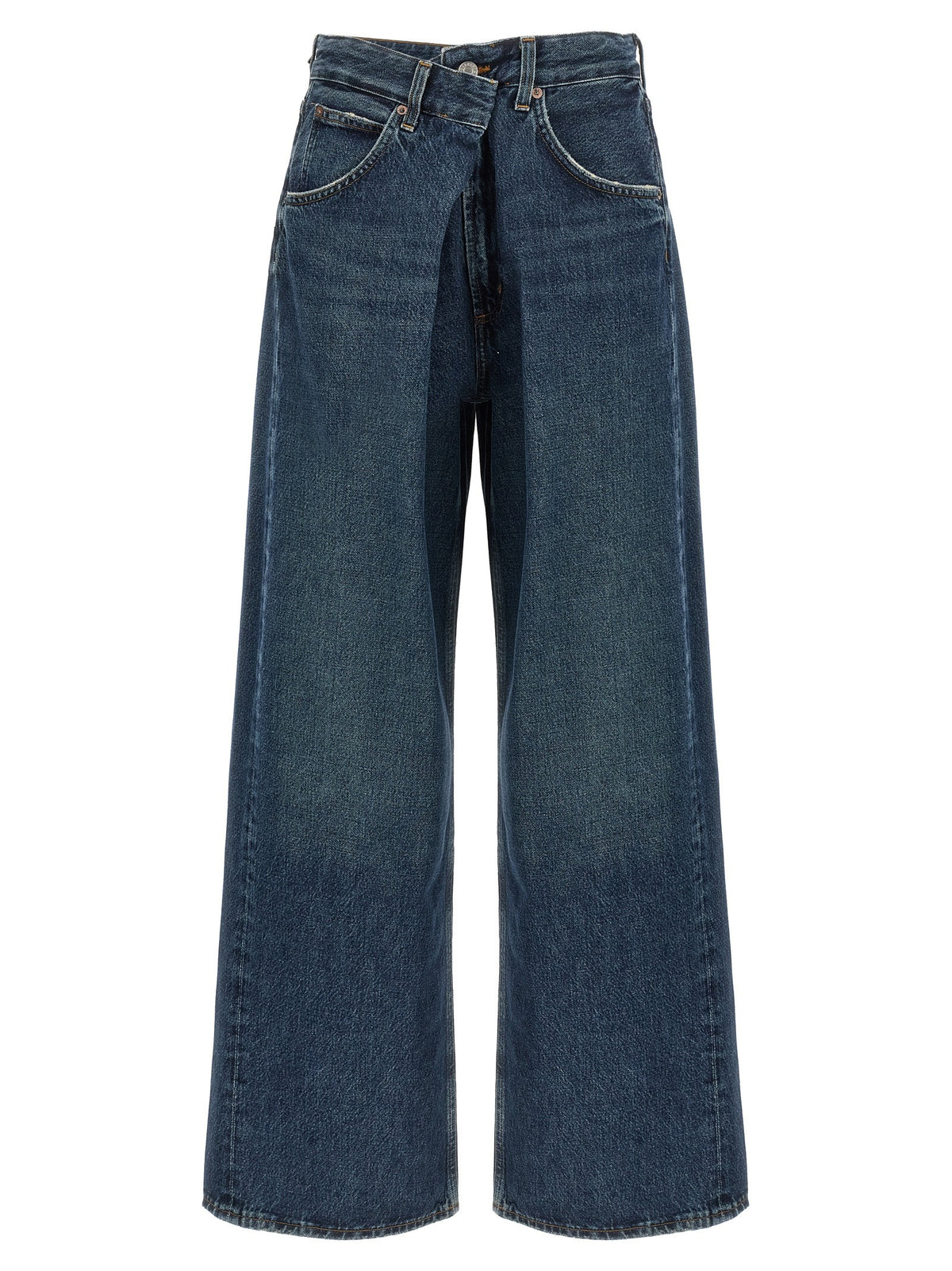 AGOLDE Vana Fold Jeans Blue
