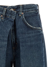 Agolde Vana Fold Jeans Blue