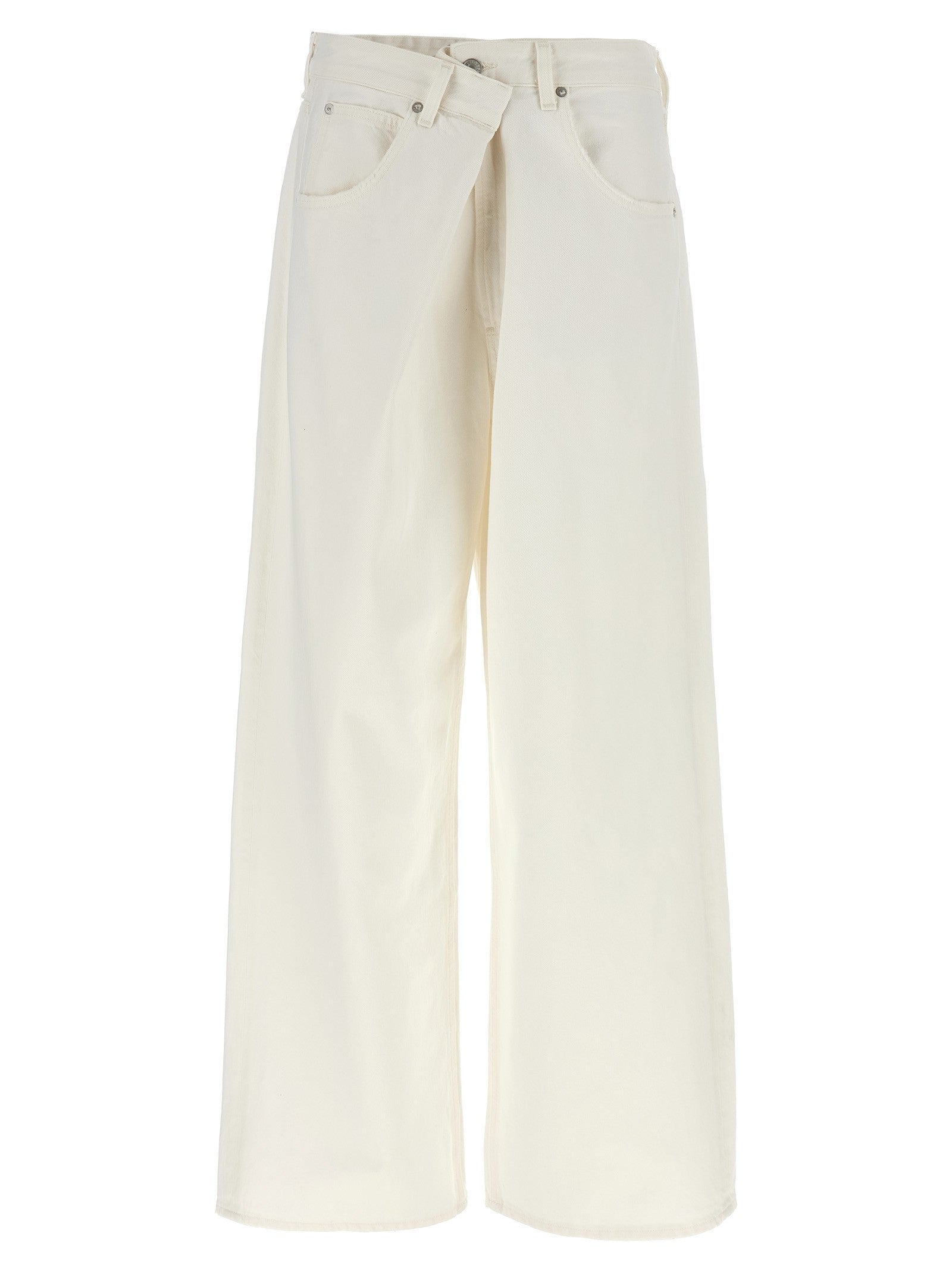 Agolde Vana Fold Jeans White