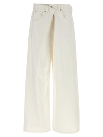 Agolde Vana Fold Jeans White