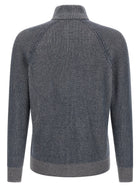 Brunello Cucinelli Vanisé Cashmere Cardigan Blue, view 2