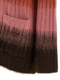 Fendi Vanisé Knit Cardigan Gold