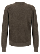 Brioni Vanisé Weave Sweater Brown, view 2