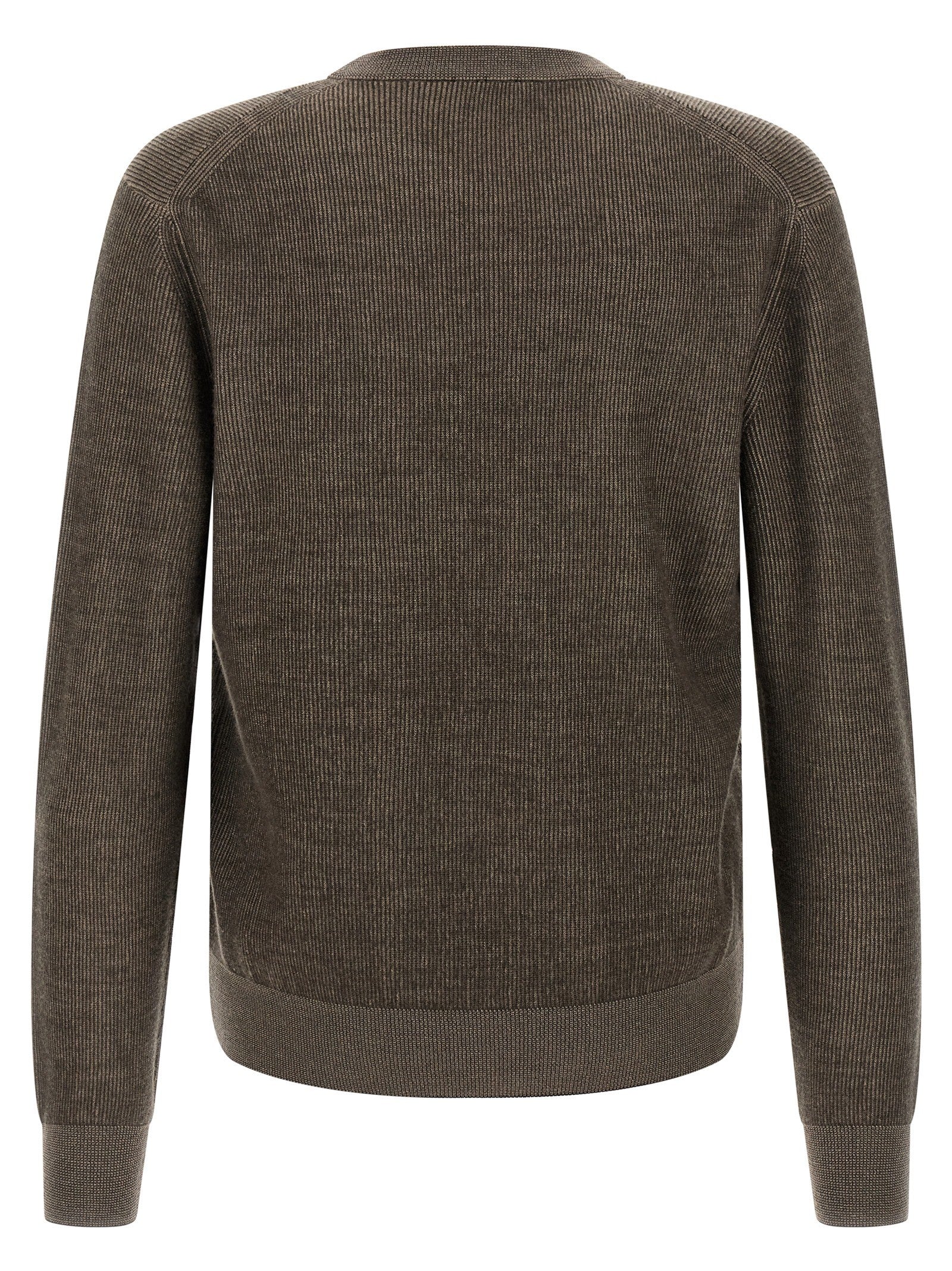 Brioni Vanisé Weave Sweater Brown