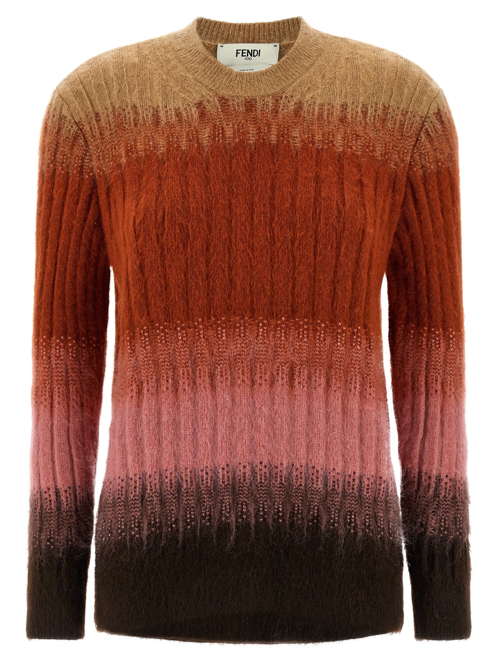Fendi Vanite Knit Sweater Gold