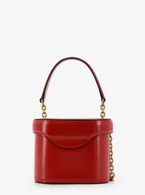 Valentino Women's Vanity Bag Vain Leather Shoulder Bag Red