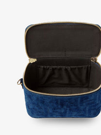 Fendi Women's Vanity FF Fabric Crossbody Bag Grey