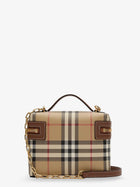 Burberry Women's Vanity Mini Coated Canvas Handbag Beige, view 2