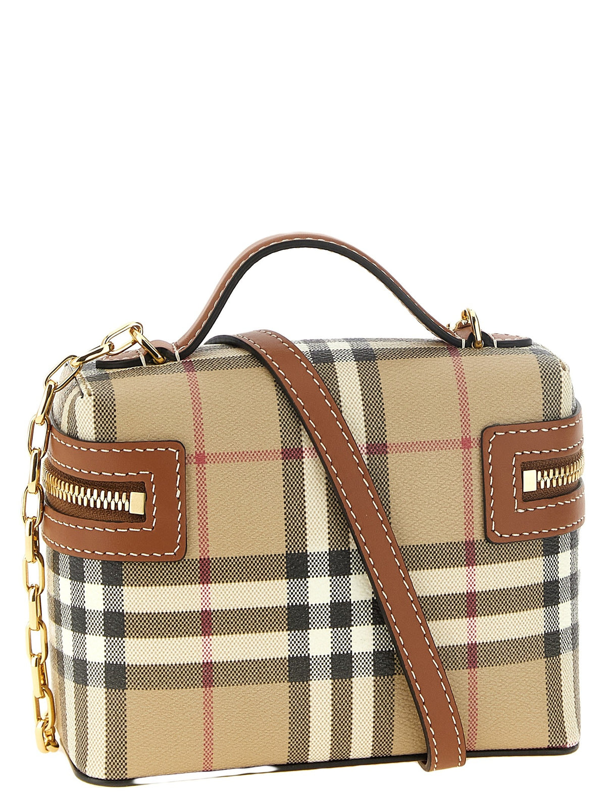 Burberry Vanity Mini Crossbody Bag Beige, view 2