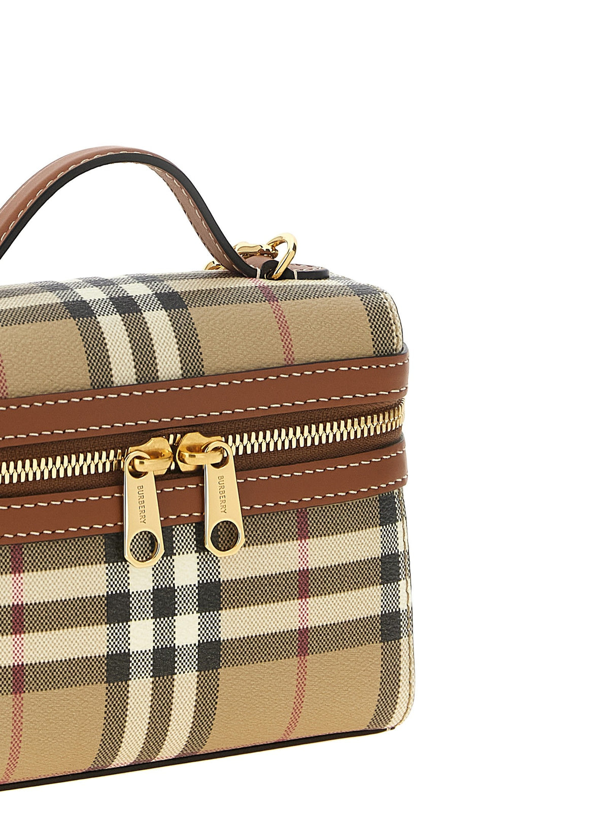 Burberry Vanity Mini Crossbody Bag Beige, view 3
