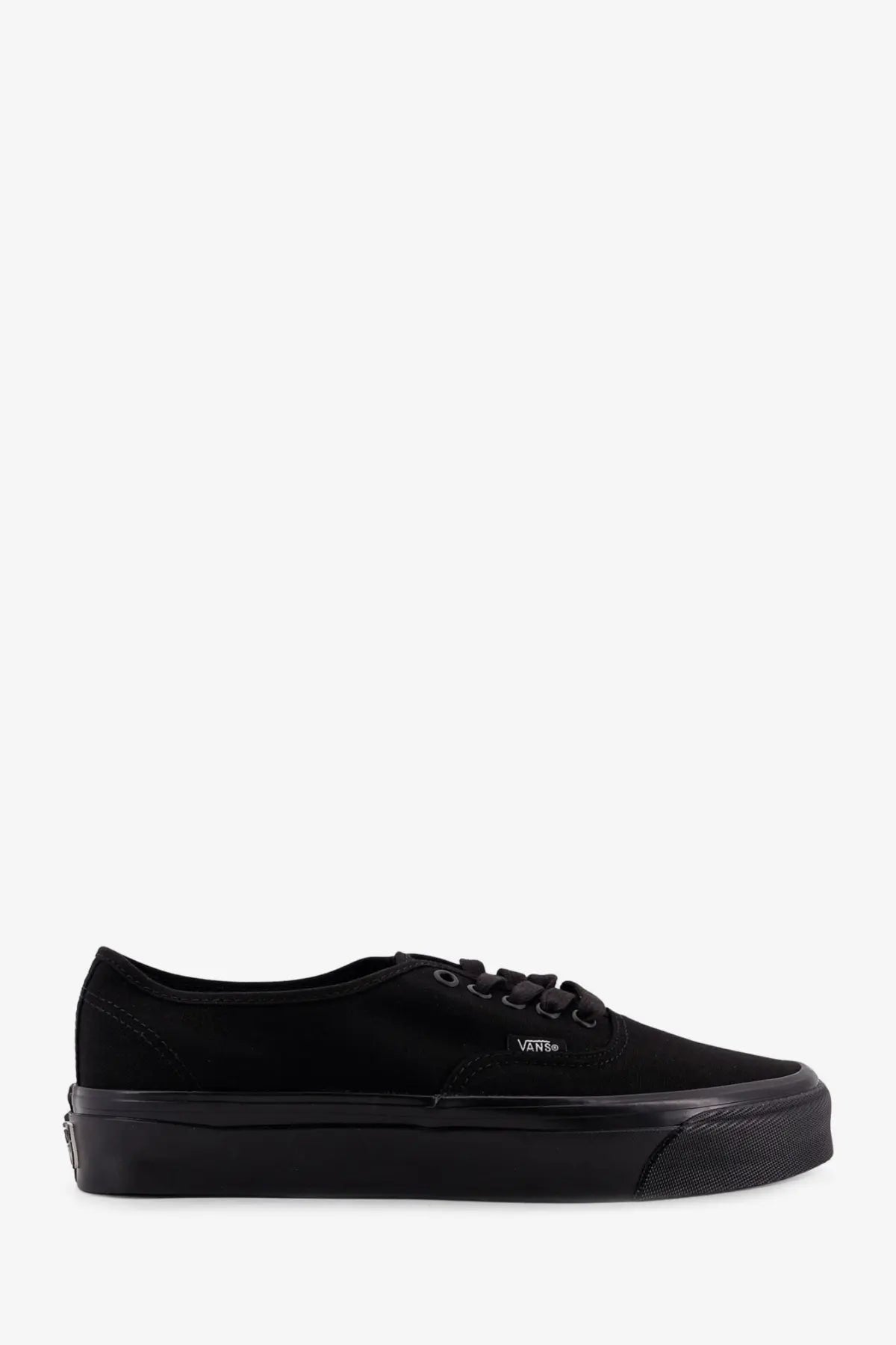 Vans men’s lx authentic reissue canvas sneakers black with canvas upper and rubber sole for skateboarding