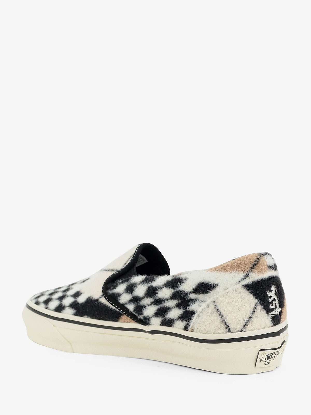 Vans Women's Vans Pringle LX Slip on Fabric Sneakers Black, view 3