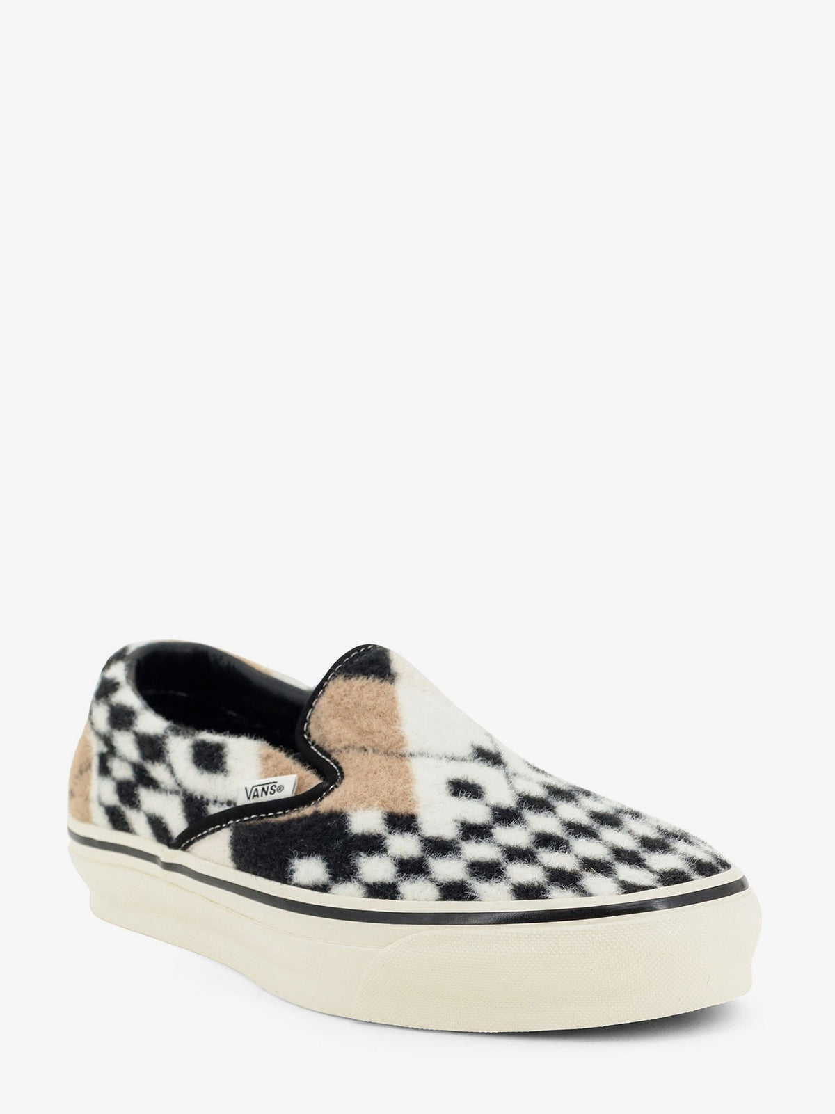 Vans Women's Vans Pringle LX Slip on Fabric Sneakers Black, view 2