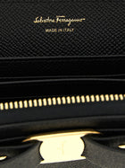 Ferragamo Vara Bow Card Holder Black, view 3