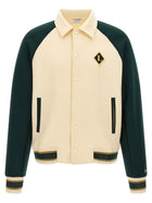Lacoste Varsity Badge Jacket Gold