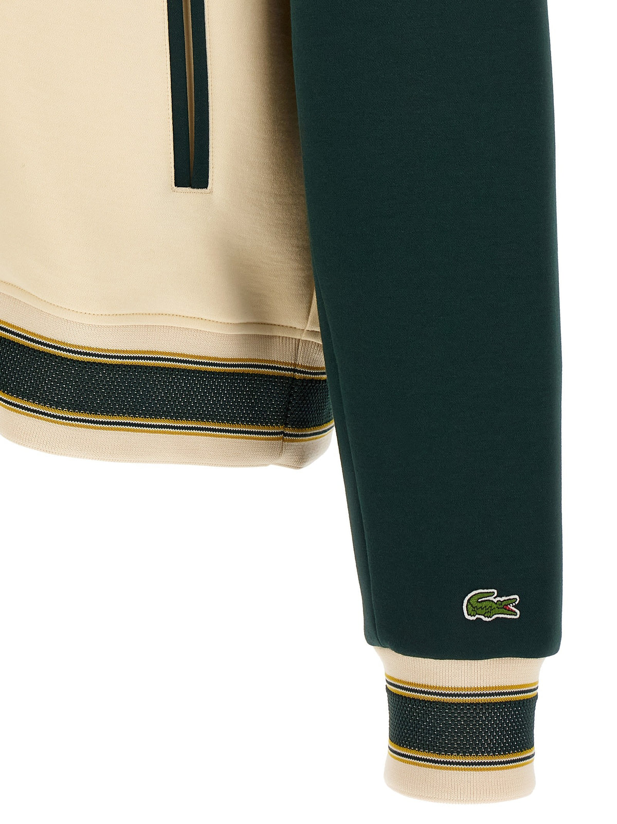 Lacoste Varsity Badge Jacket Gold, view 4